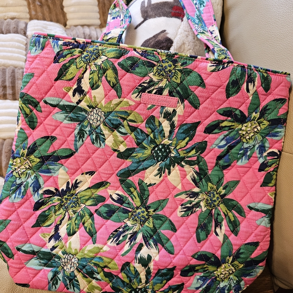 Vera Bradley Tropical Paradise Large Tote - Picture 8 of 14